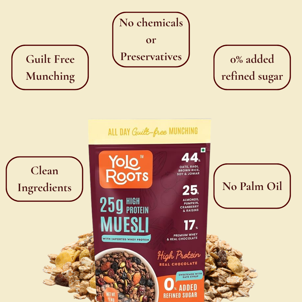 25gm High Protein Dark Chocolate Muesli