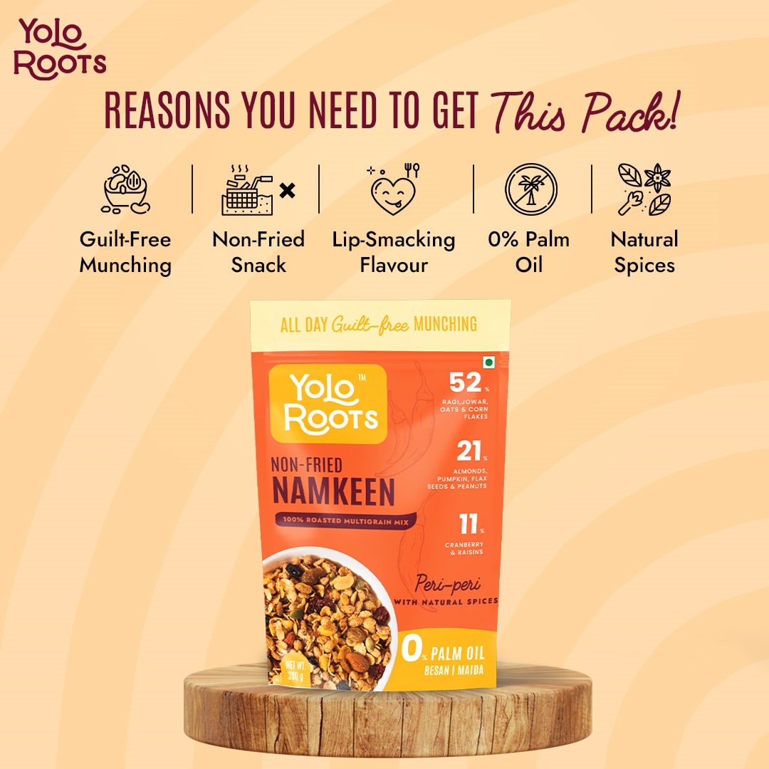 Roasted Millet Namkeen - Peri Peri