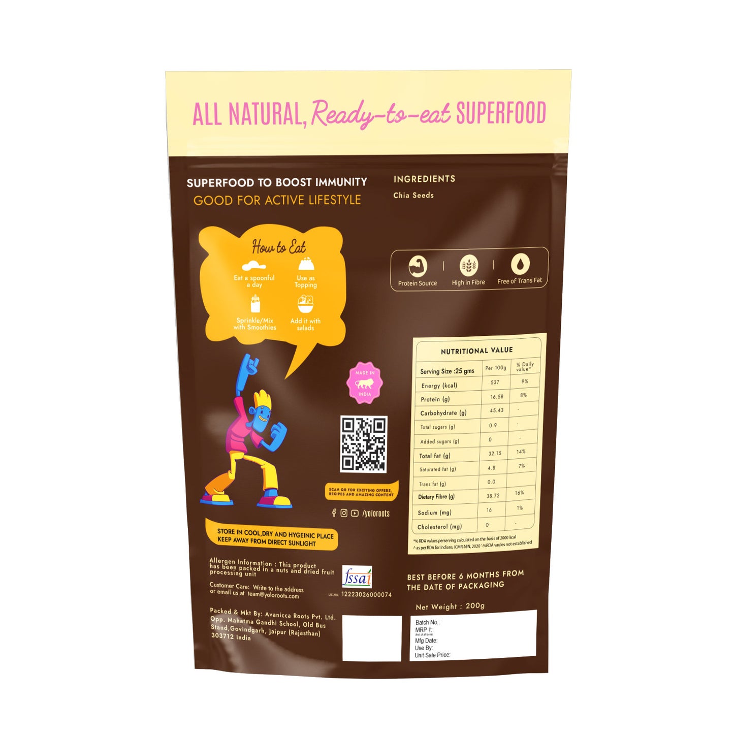 Premium Chia Seeds Pack Of 200g