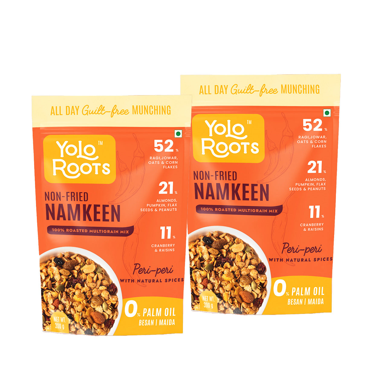 Roasted Millet Namkeen - Peri Peri