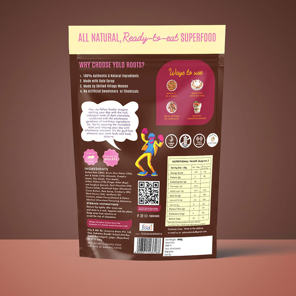 Choco Crunchy Muesli Pack Of 400g