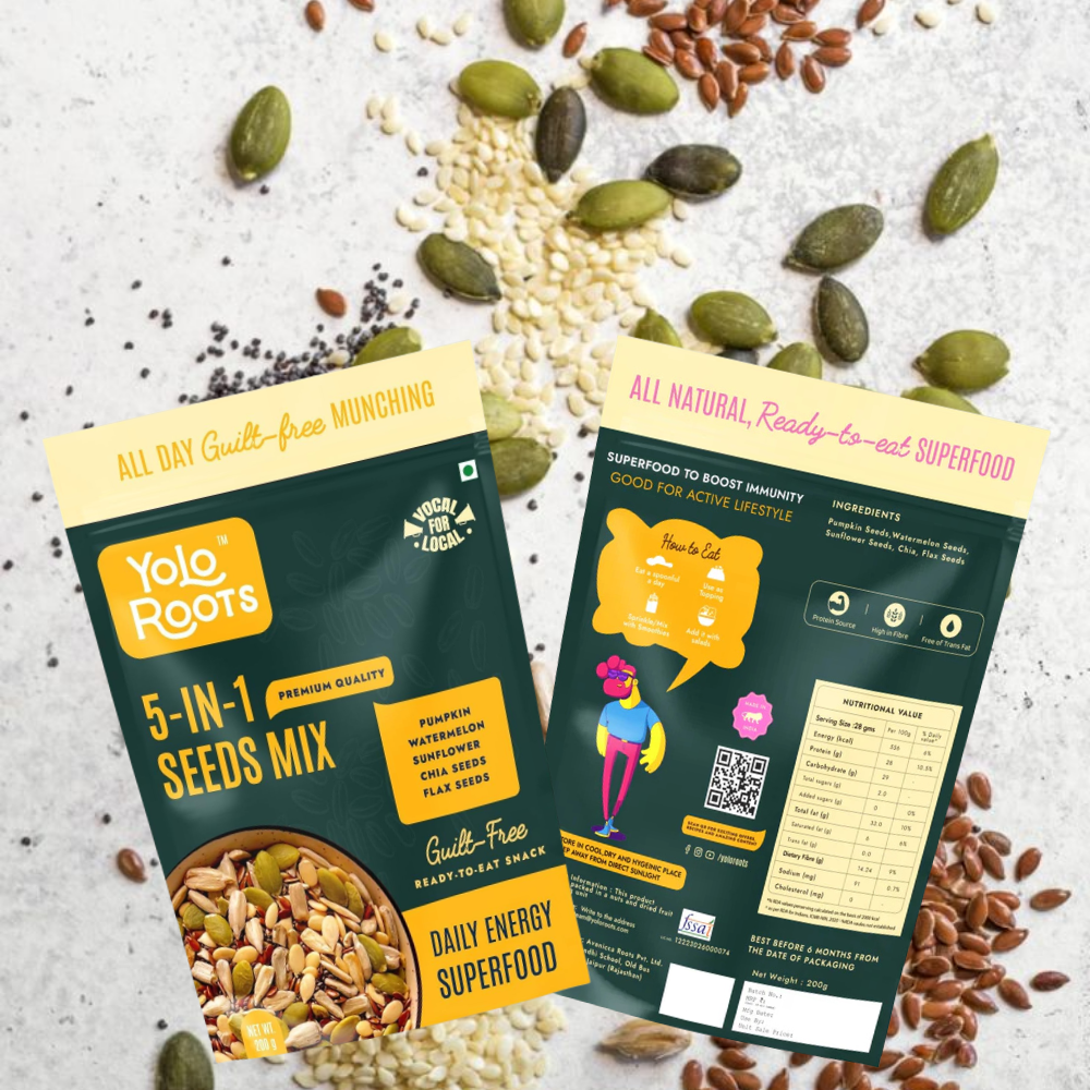 Premium 5-in-1 Seeds Mix in 200g