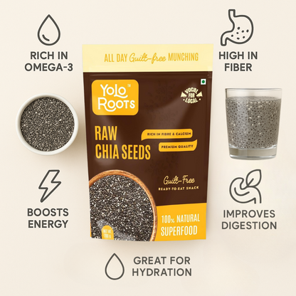 Raw Chia Seeds for weight loss in 200g