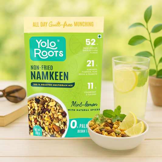 Non-Fried Multigrain Namkeen 300g- Mint Lemon Flavour