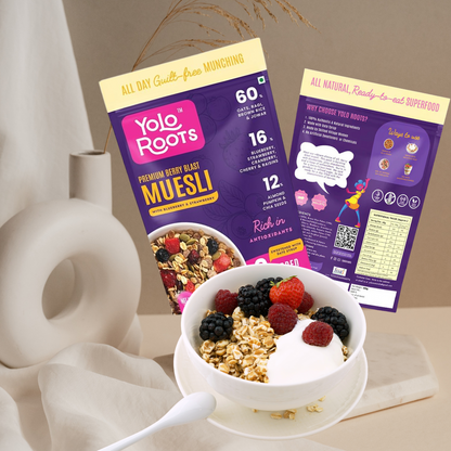 Berry Blast Muesli With Blueberry and Strawberry Pack Of 400g
