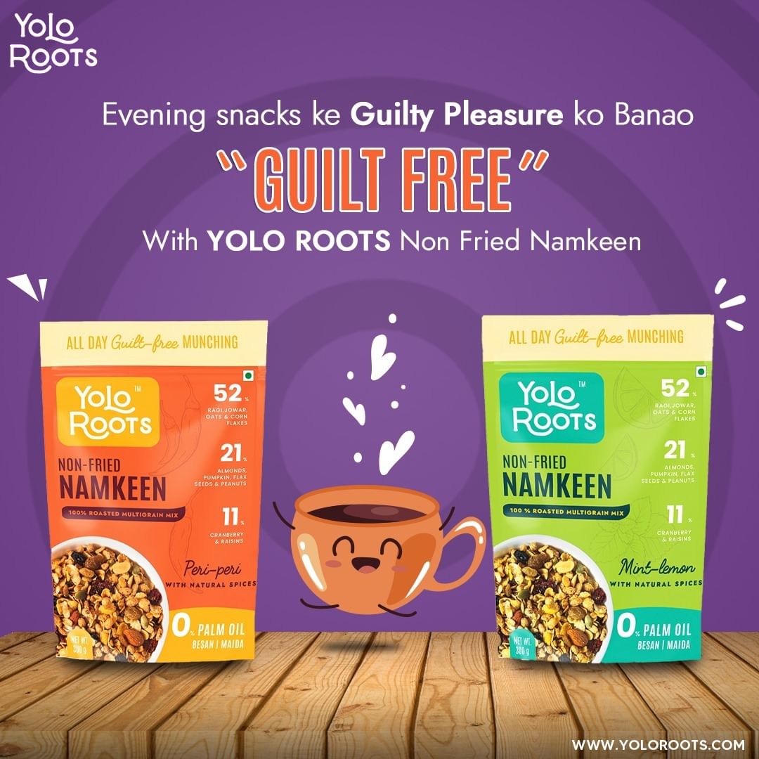 Roasted Millet Namkeen - Mint Lemon