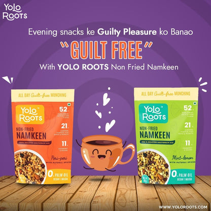 Roasted Millet Namkeen - Mint Lemon