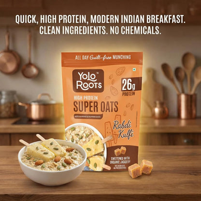 High Protein Rabdi Kulfi Oats 26gm - Sweetened with Organic Jaggery