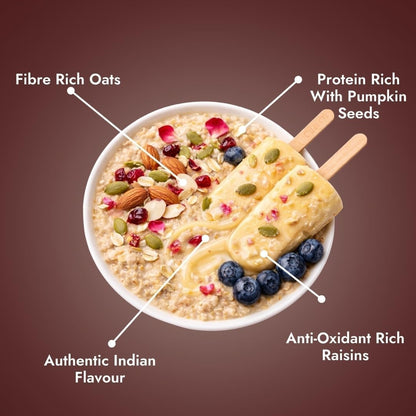High Protein Rabdi Kulfi Oats 26gm - Sweetened with Organic Jaggery