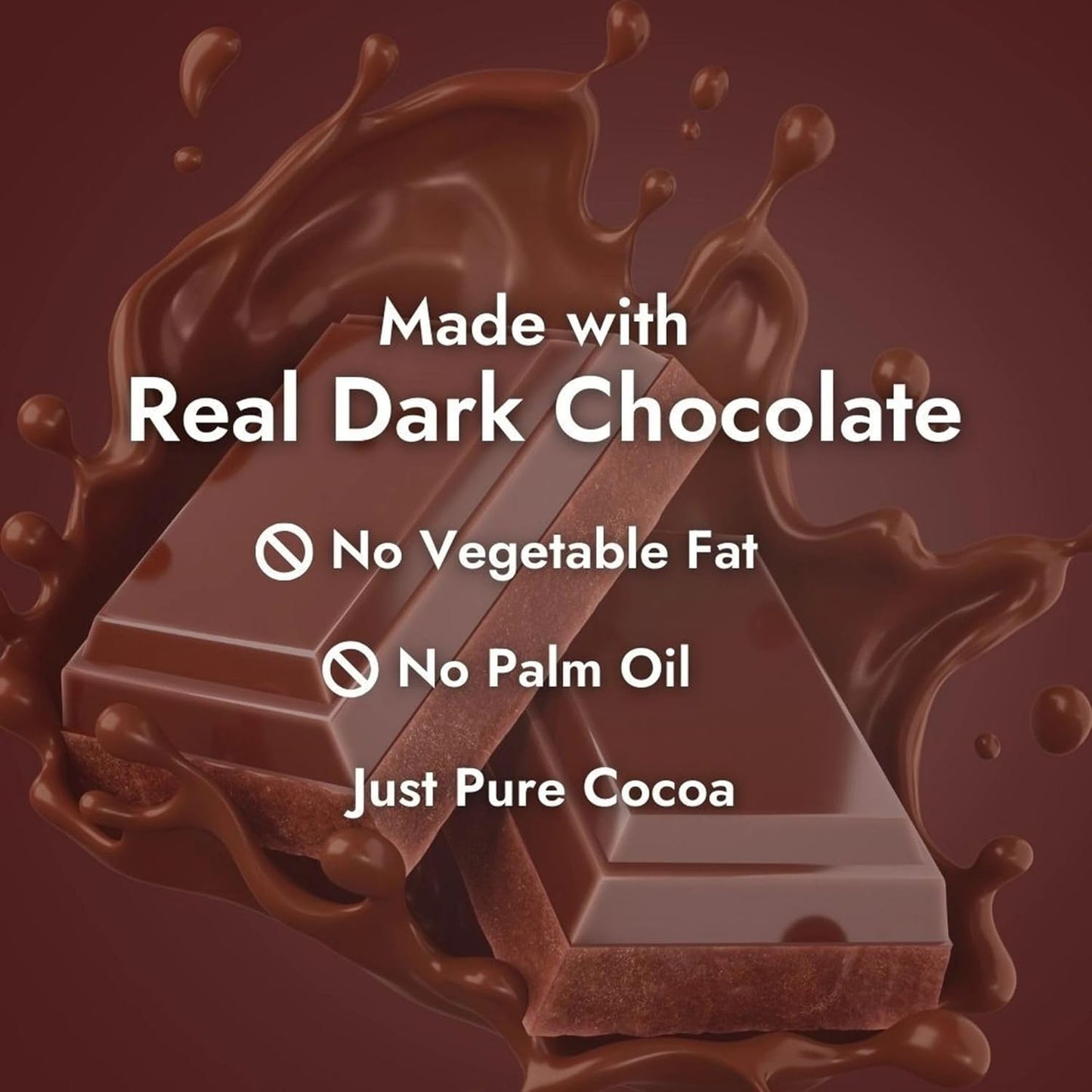 High Protein Dark Chocolate Oats 26g - Sweetened With Organic Jaggery