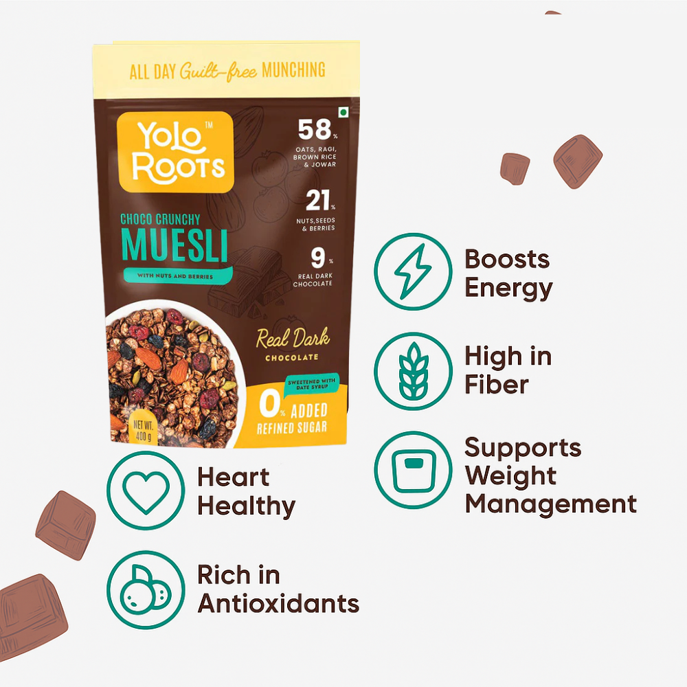 Choco Crunchy Muesli Pack Of 400g