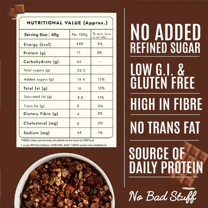 Choco Crunchy Muesli Pack Of 400g