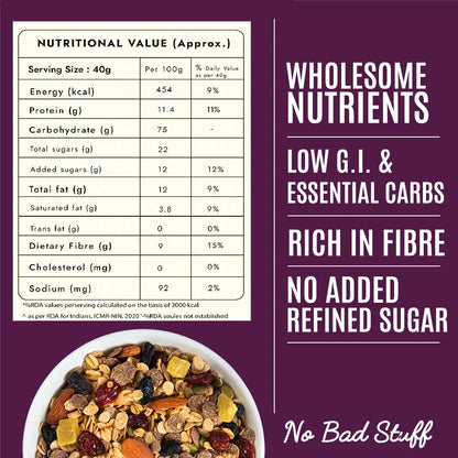 Multigrain Crunchy Muesli with Almonds & Raisins in 400g