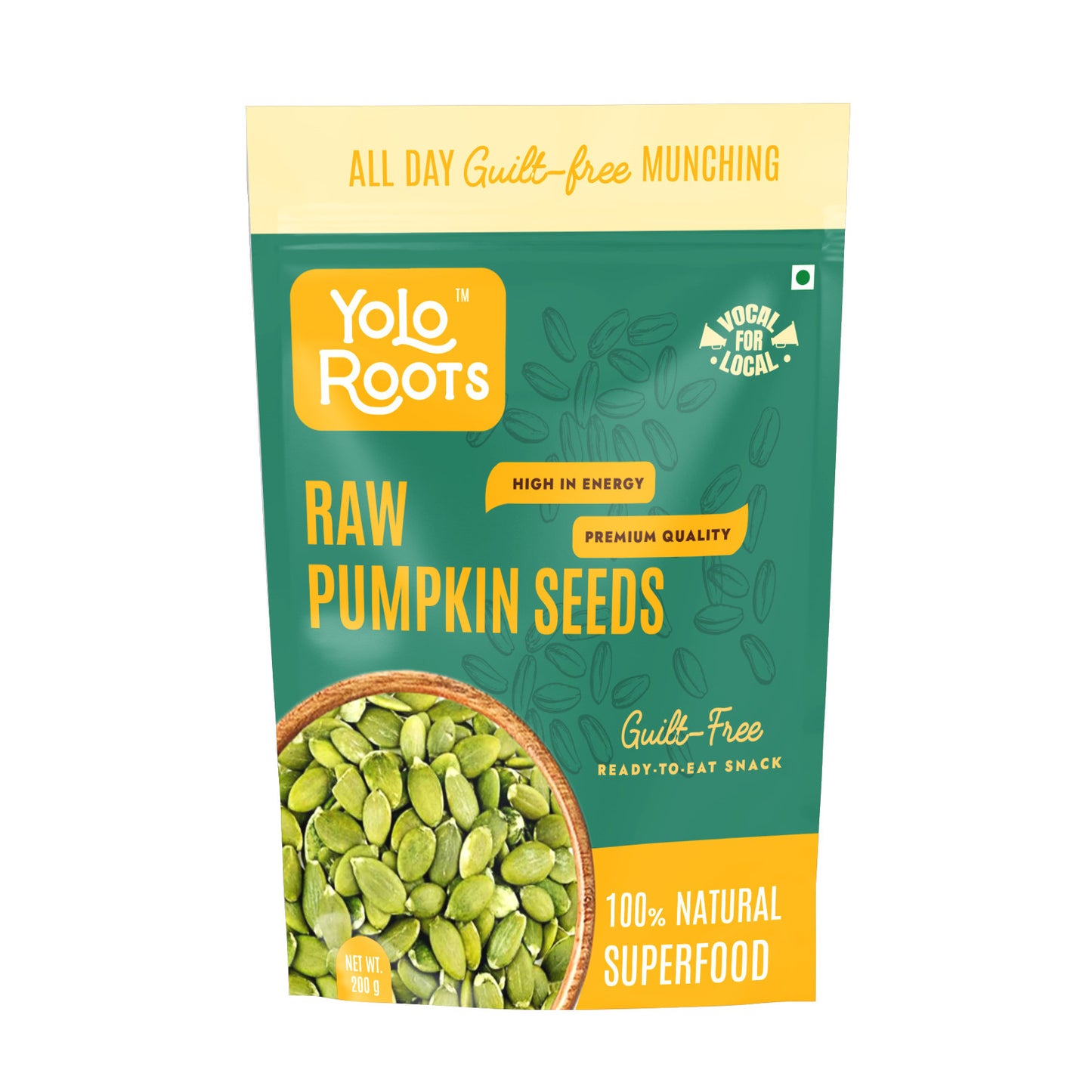 Raw Pumpkin Seeds for weight loss in 200g