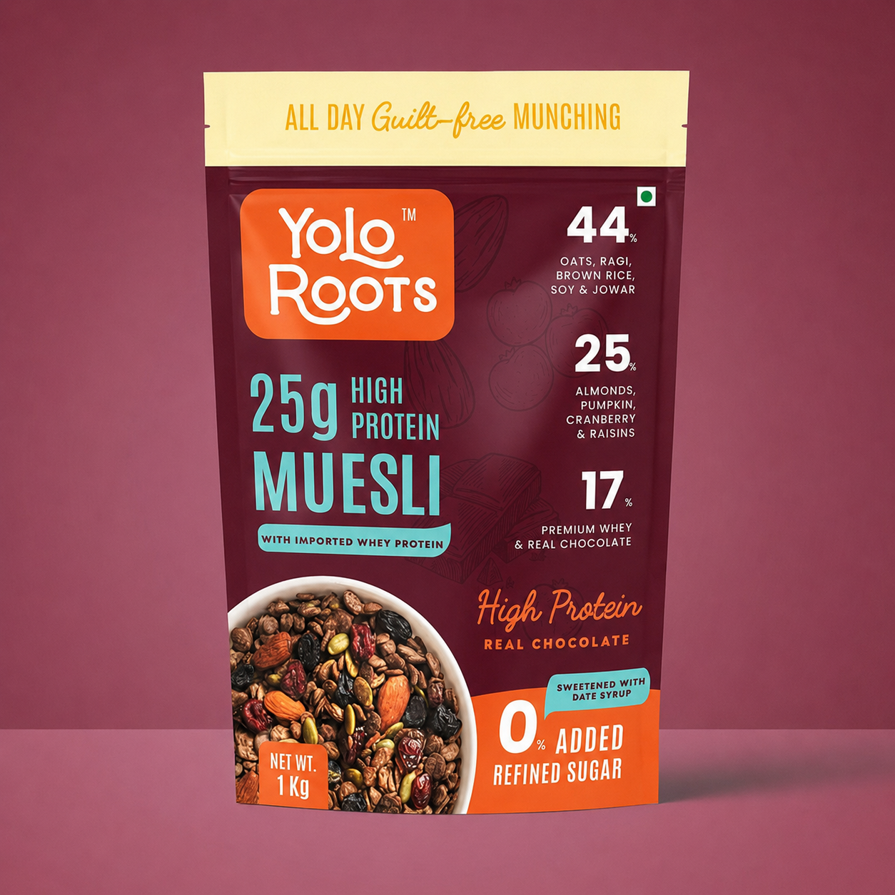 25g High Protein Dark Chocolate Muesli