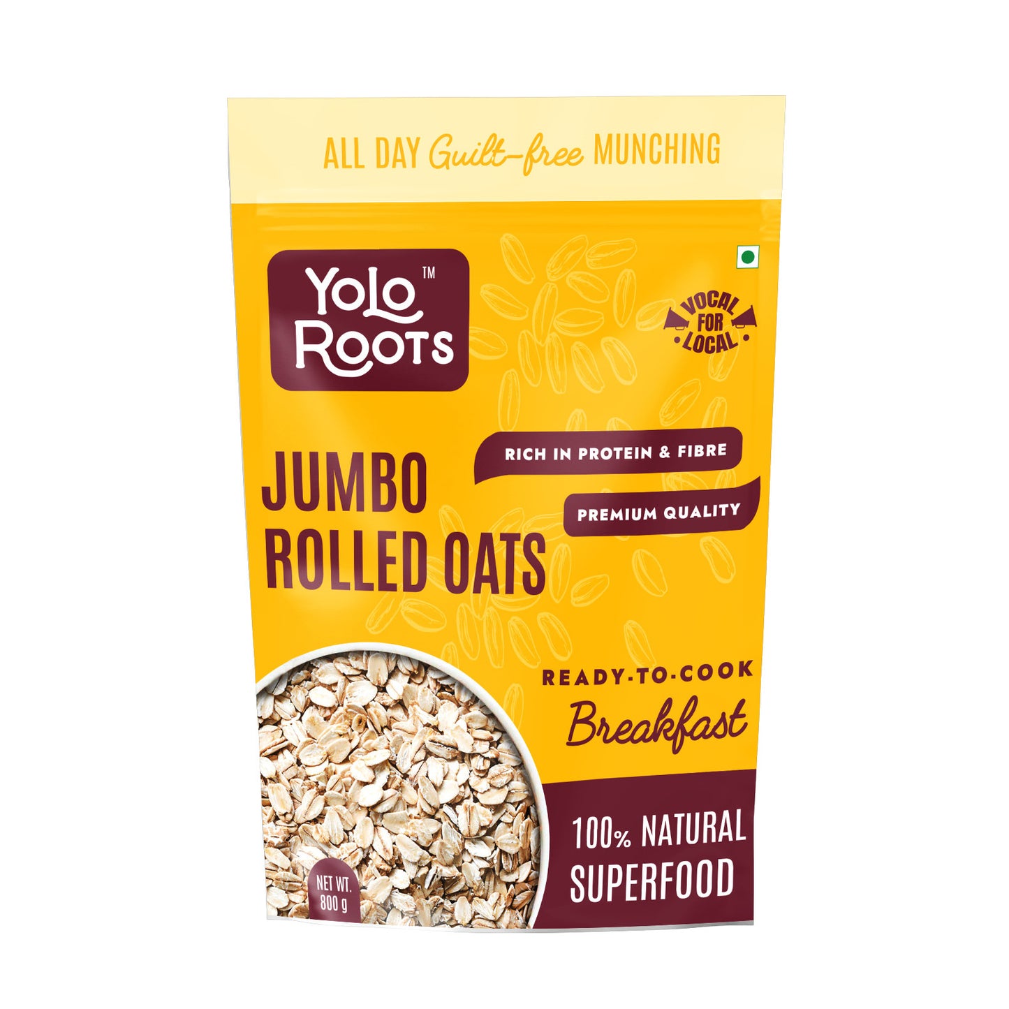 Jumbo Rolled Oats for Weight Loss in 800g