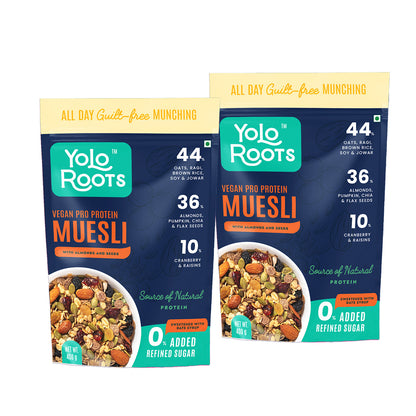 Wholesome Nuts & Seeds Crunchy Muesli - Loaded with Seeds & Nuts