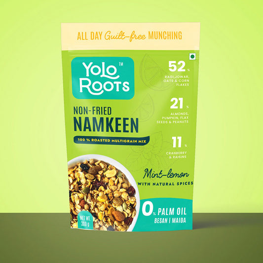 Mint Lemon Roasted Multigrain Namkeen Pack Of 300g